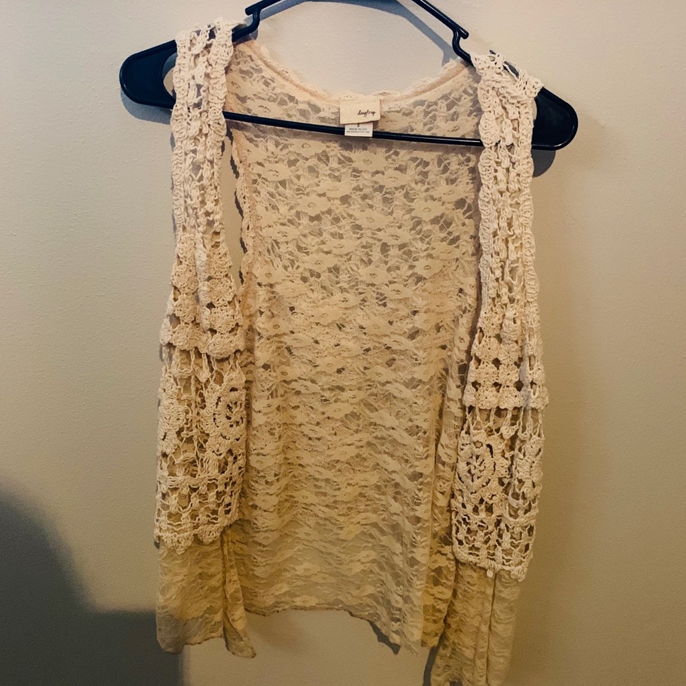 Small Daytrip lace layering vest
